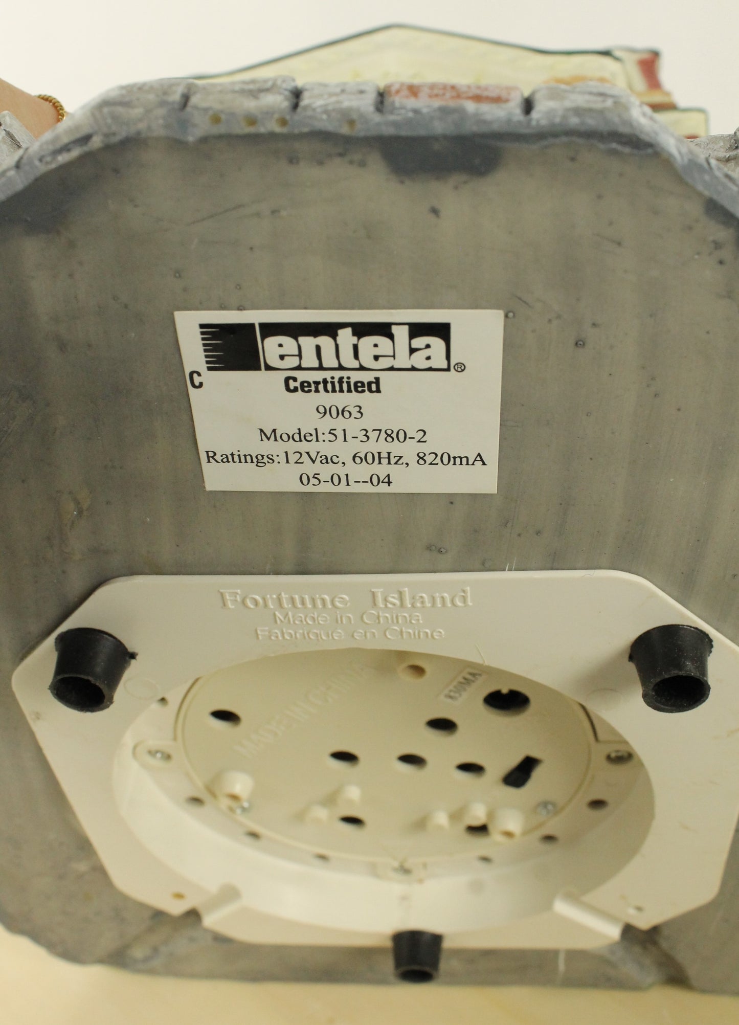 Fortune Island Lighted Fiber Optic Church Christmas Village Building, Model 51-3780-2