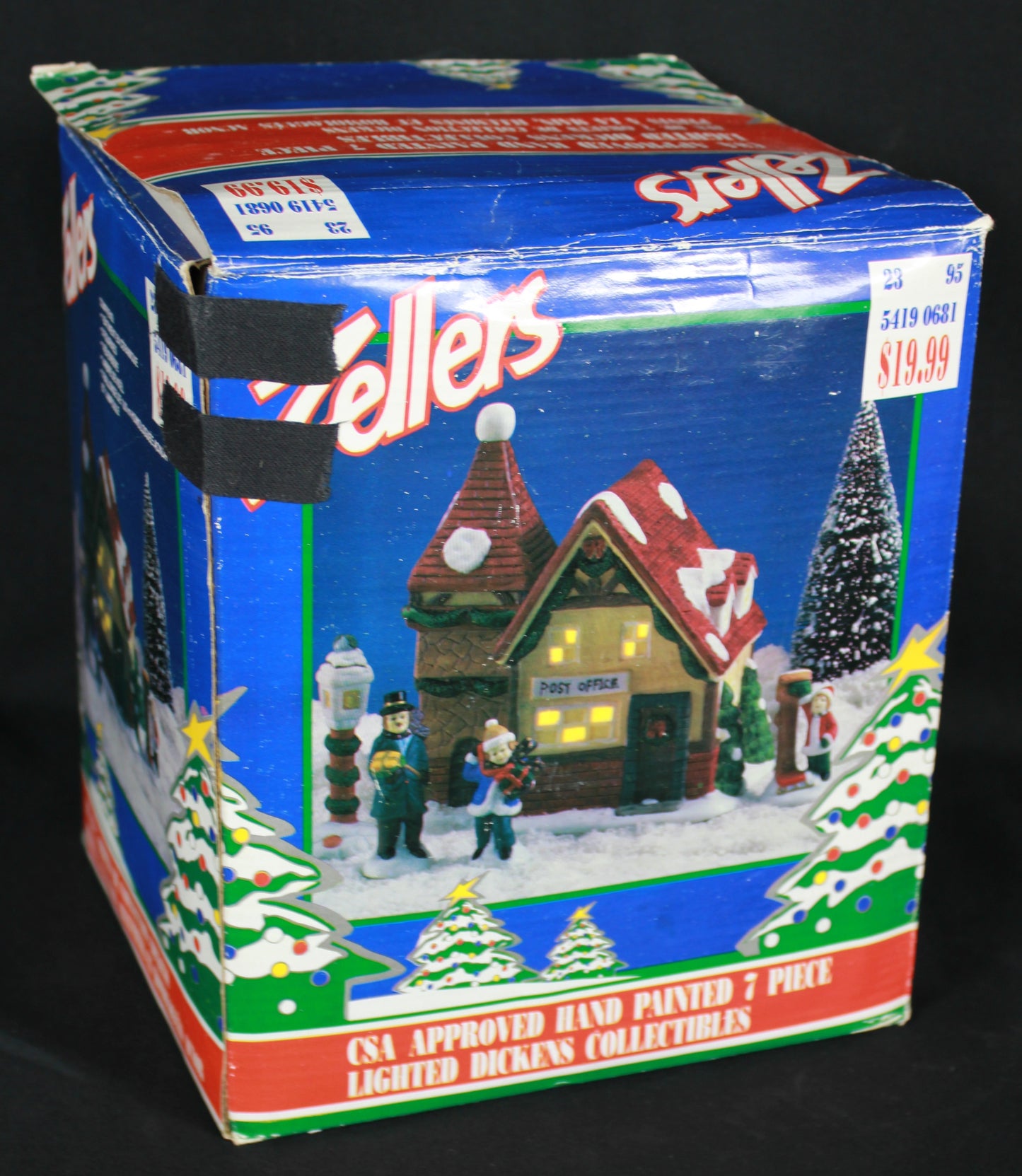 Instant Victorian Christmas Village! 5 Zellers Lighted Ceramic Sets (Open Boxes)