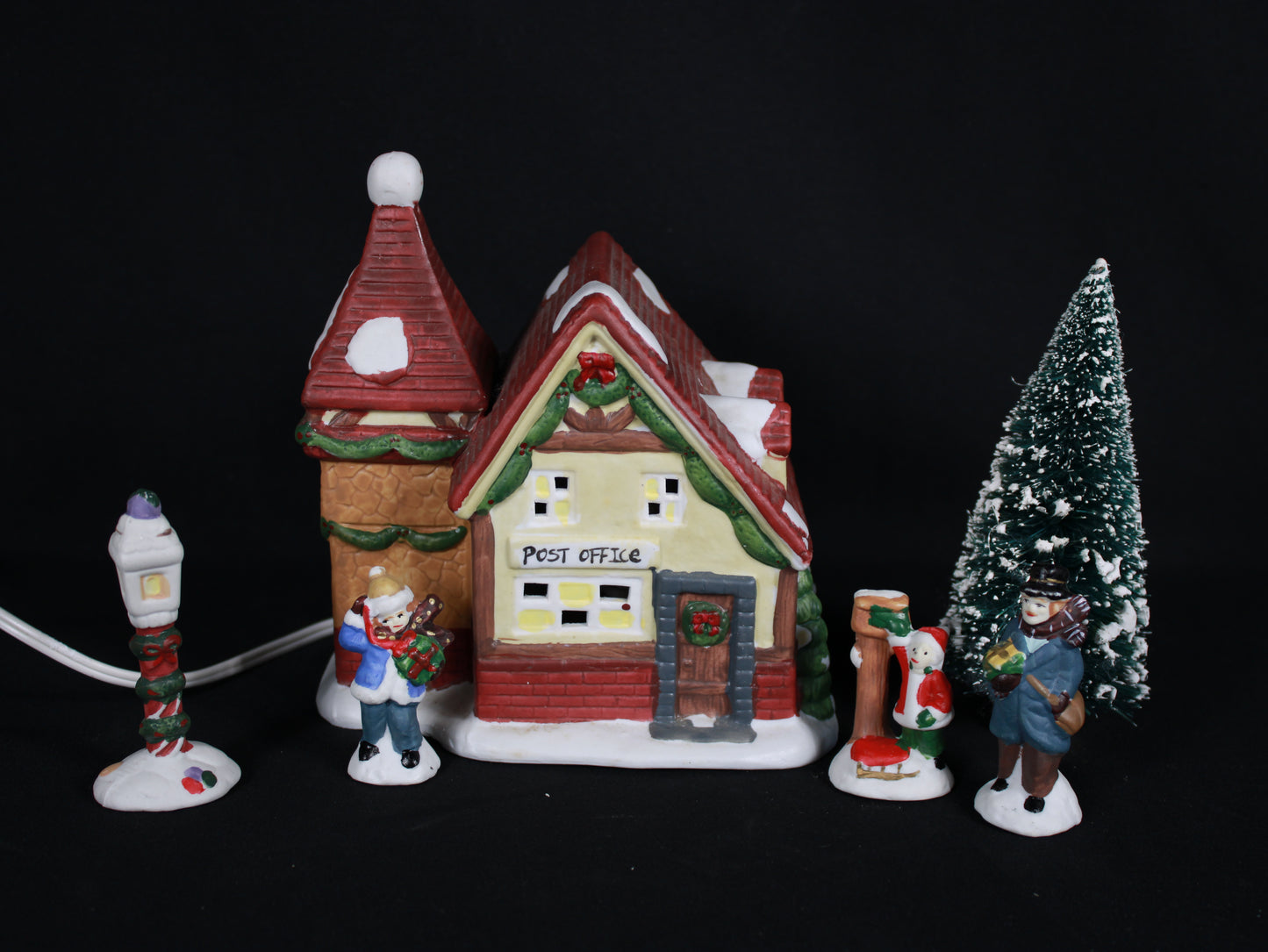Instant Victorian Christmas Village! 5 Zellers Lighted Ceramic Sets (Open Boxes)