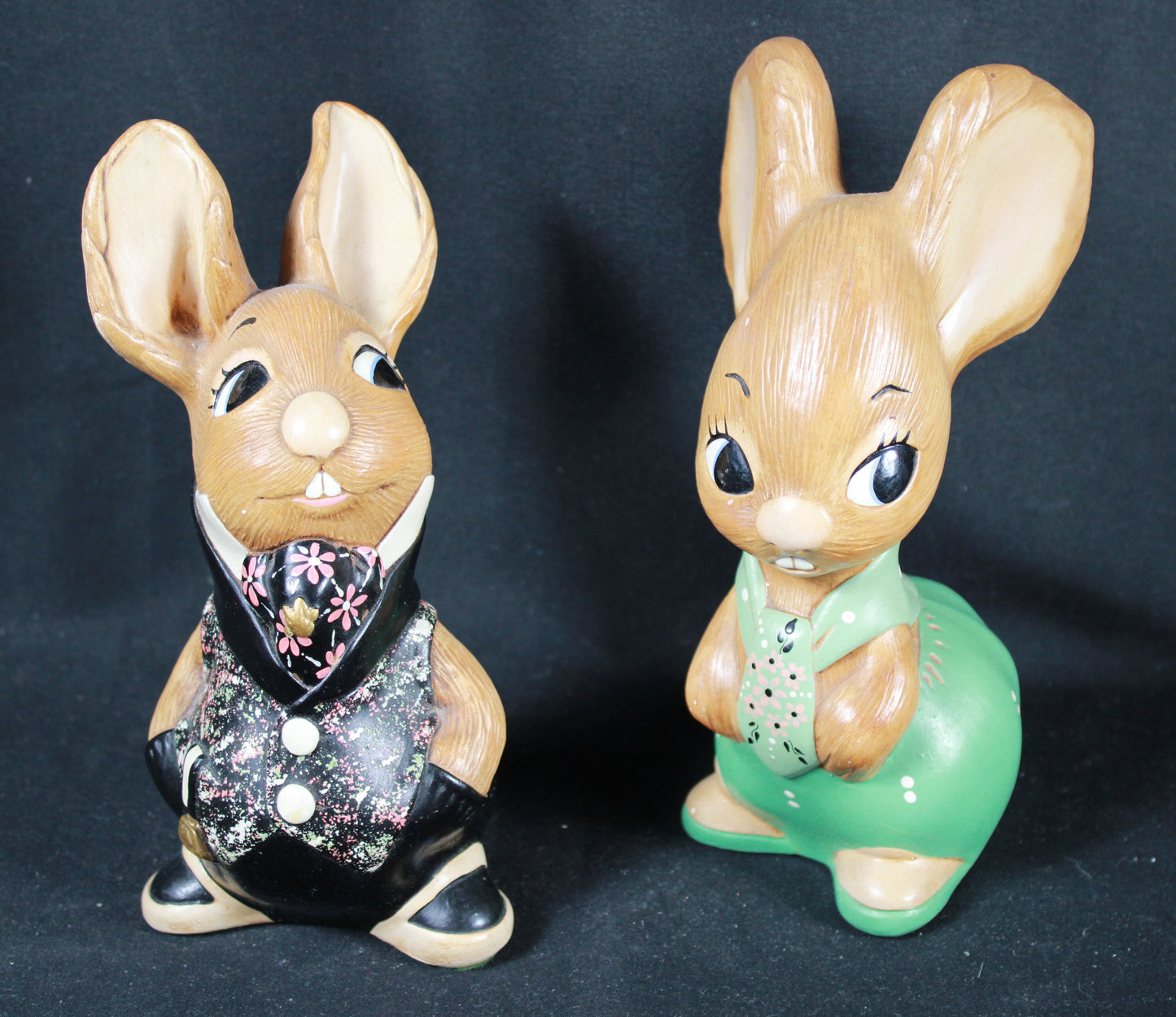 Curated Vintage Pendelfin England Rabbit Figurine Collection