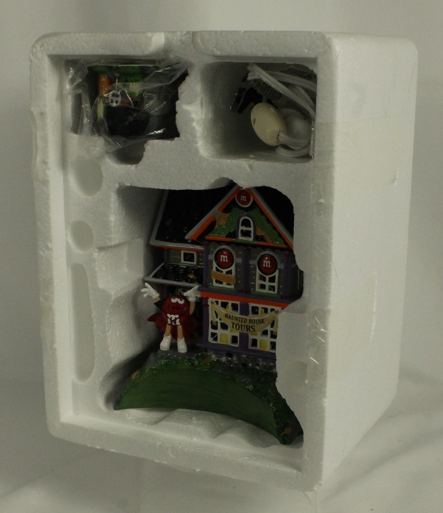 Dept 56 Halloween Village M&M "Haunted House" Candy Dish