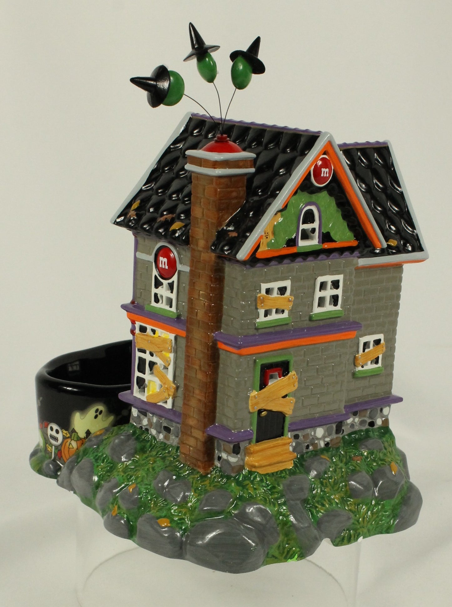 Dept 56 Halloween Village M&M "Haunted House" Candy Dish