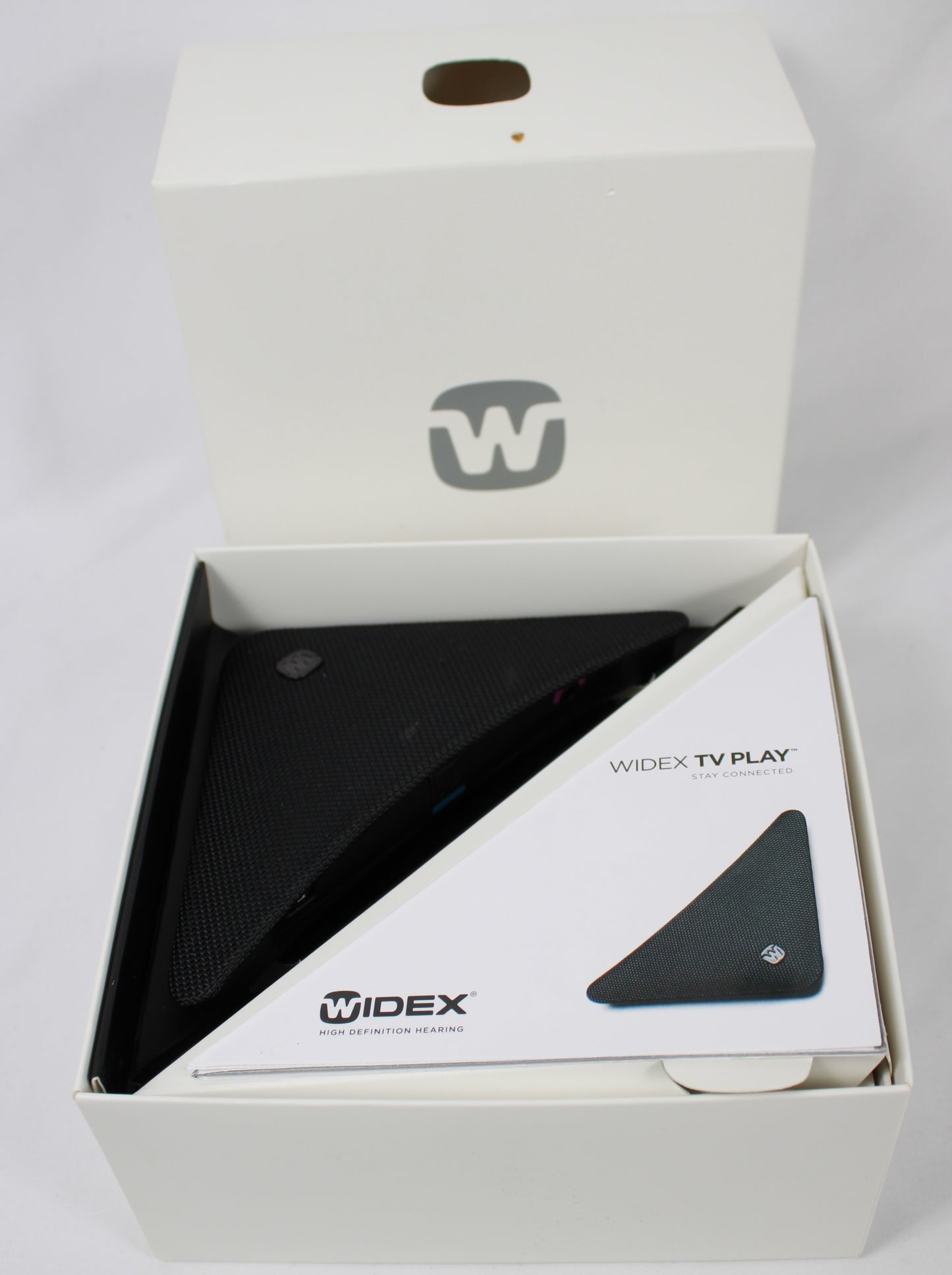 Widex TV Play Wireless Hearing Aid Streamer with Power and Connection Cables