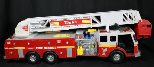 Tonka Hasbro Fire Rescue Motorized Aerial Ladder Truck #03473