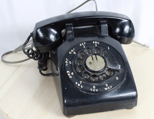 Mid-Century Northern Electric NE-500 Rotary Desk Phone