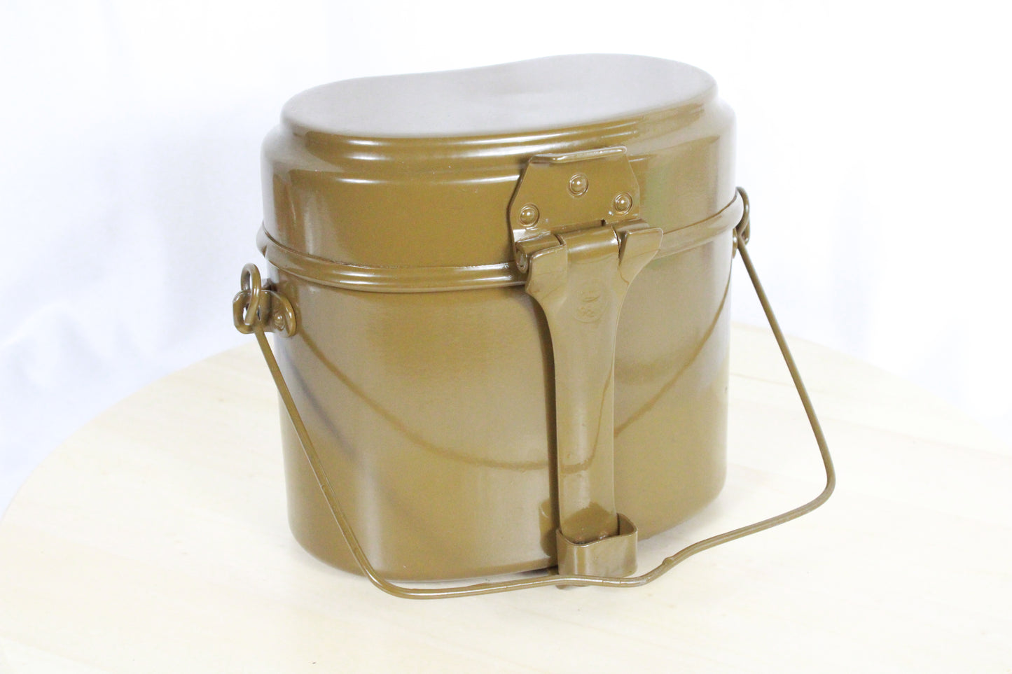 Authentic Soviet 1986 Military Aluminum Mess Kit