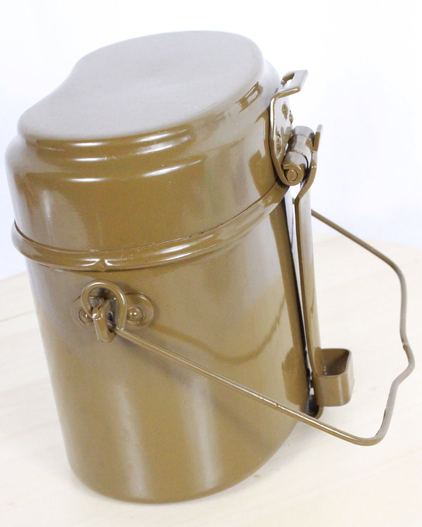 Authentic Soviet 1986 Military Aluminum Mess Kit