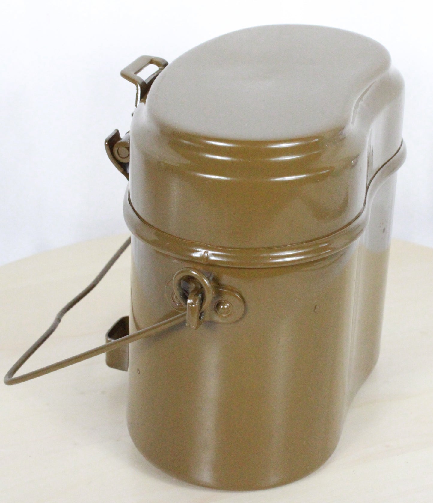 Authentic Soviet 1986 Military Aluminum Mess Kit