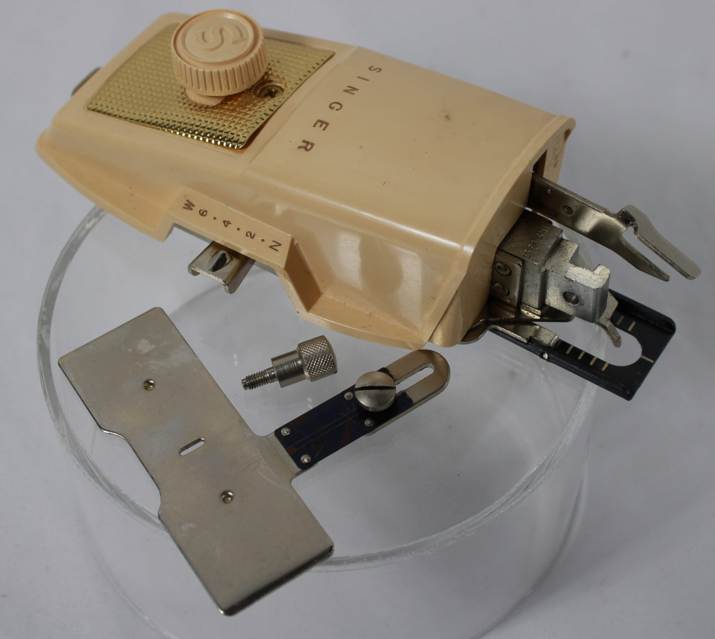 Vintage Singer Automatic Buttonholer Attachment with Case