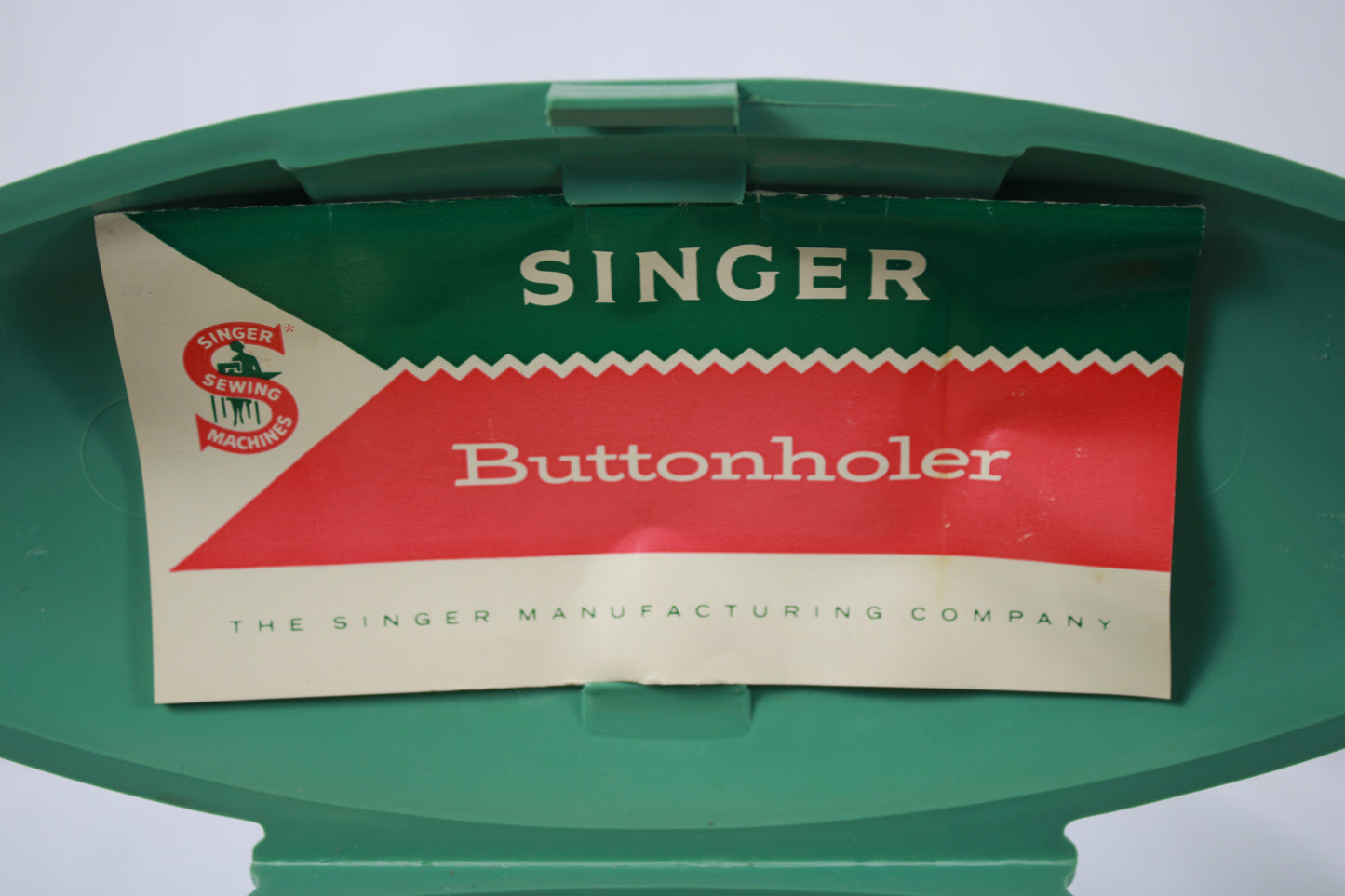 Vintage Singer Automatic Buttonholer Attachment with Case