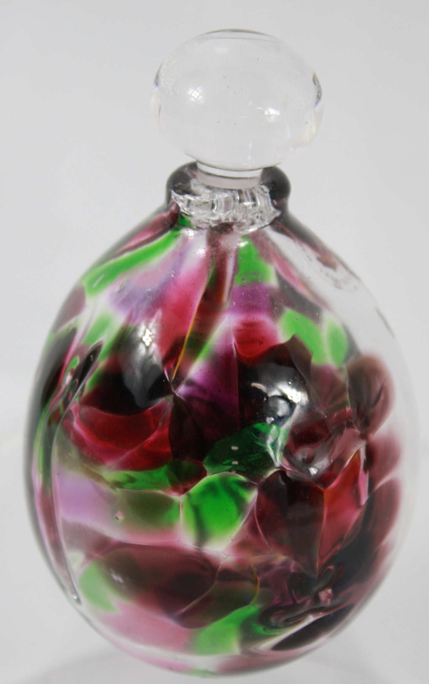 Canadian Art Glass Perfume Bottle with Stopper