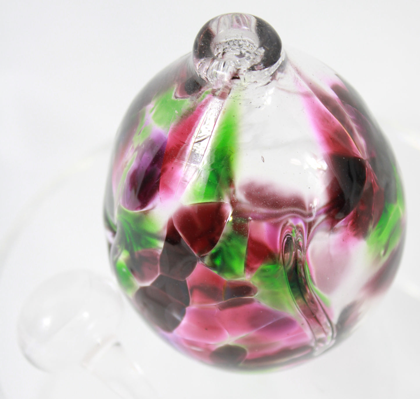 Canadian Art Glass Perfume Bottle with Stopper