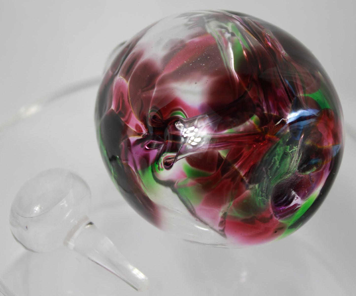 Canadian Art Glass Perfume Bottle with Stopper