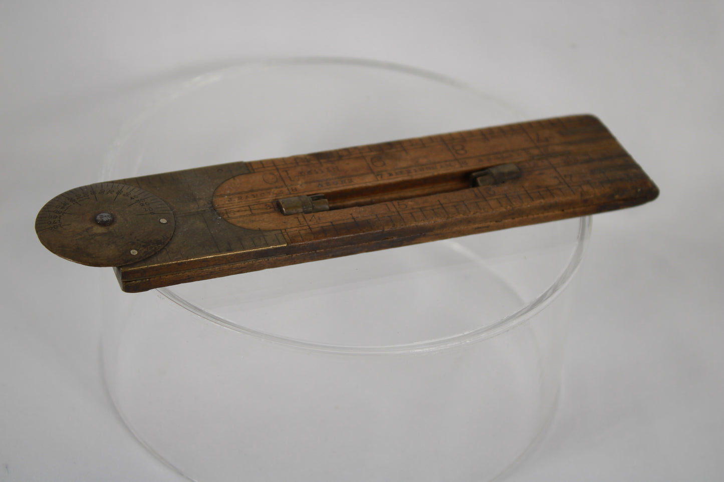 Antique J. Rabone & Sons Birmingham Boxwood Folding Ruler