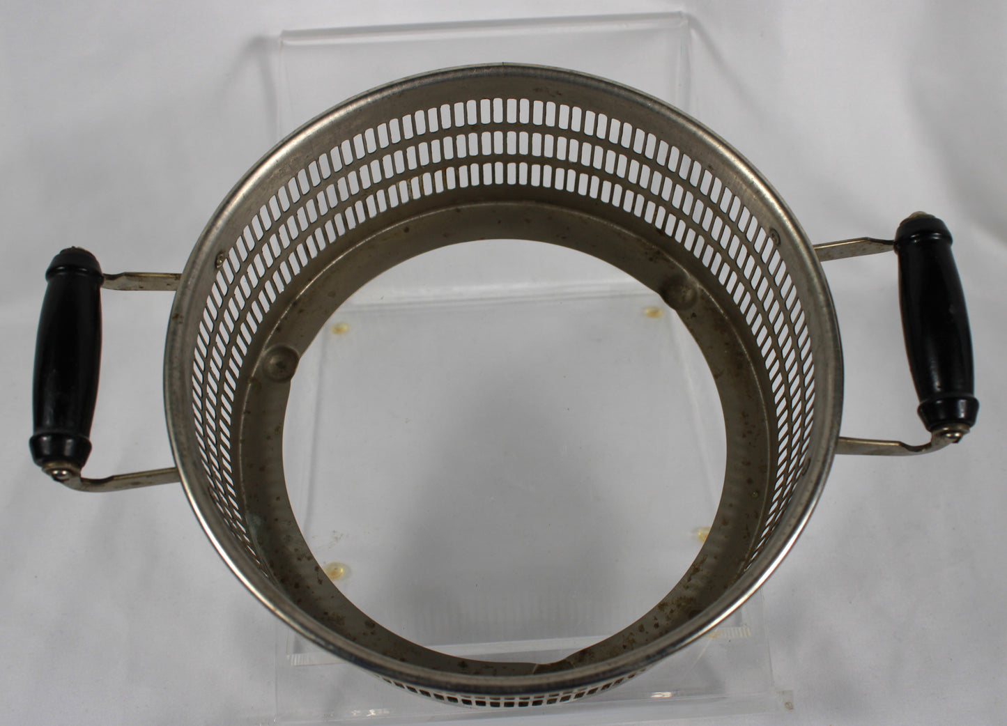Vintage Farberware Casserole Holder with Pyrex Glass Insert and Lid