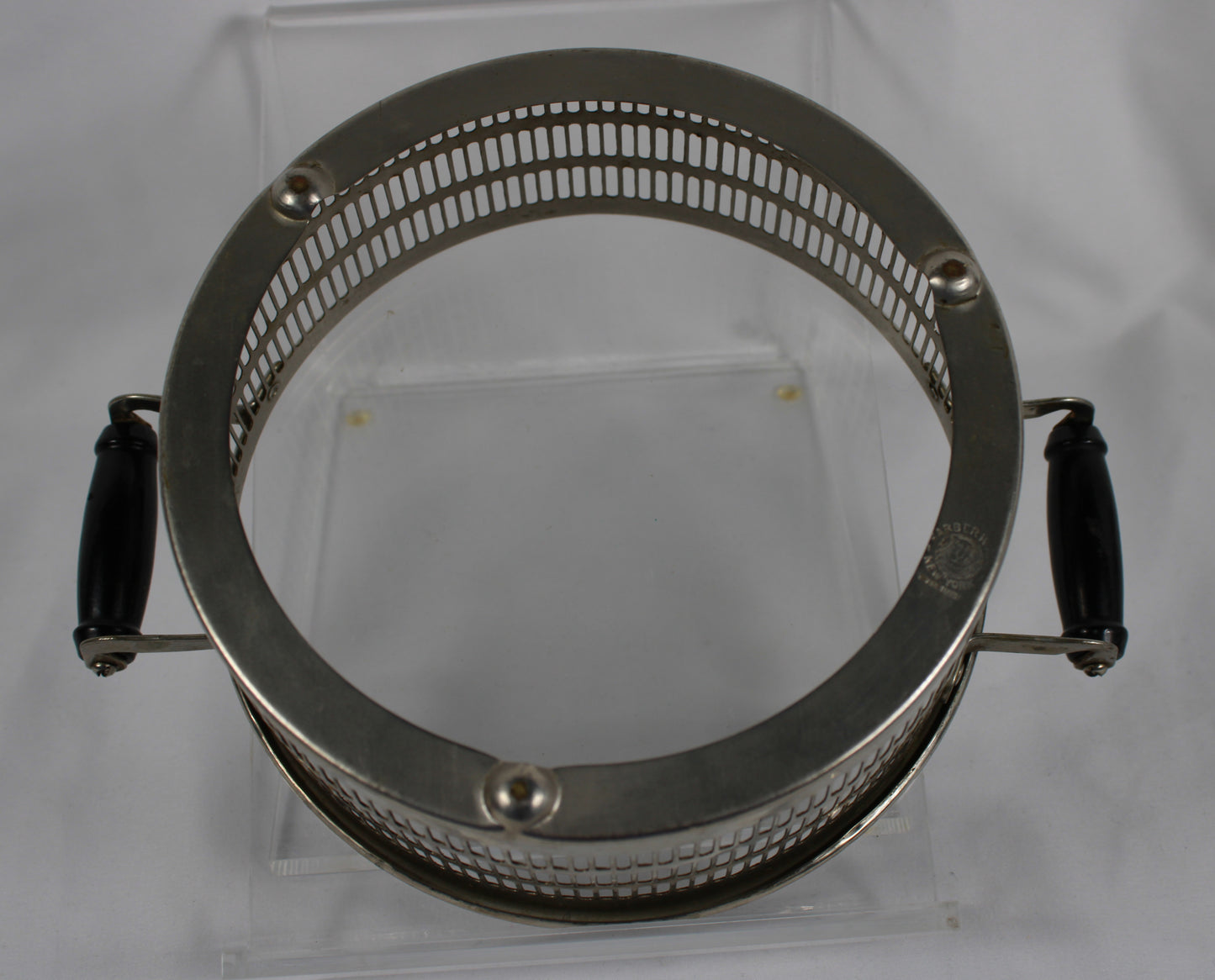 Vintage Farberware Casserole Holder with Pyrex Glass Insert and Lid