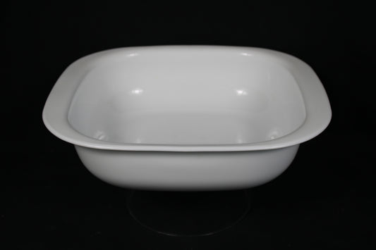 Corning Ware Simply Lite 2.5 Quart White Square Glass Bakeware Casserole Dish