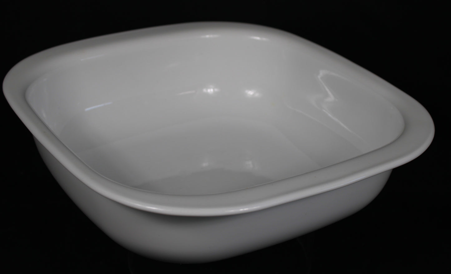 Corning Ware Simply Lite 2.5 Quart White Square Glass Bakeware Casserole Dish