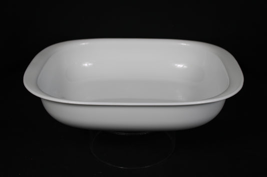 Corning Ware Simply Lite 3-Quart Square White Glass Bakeware Casserole Dish