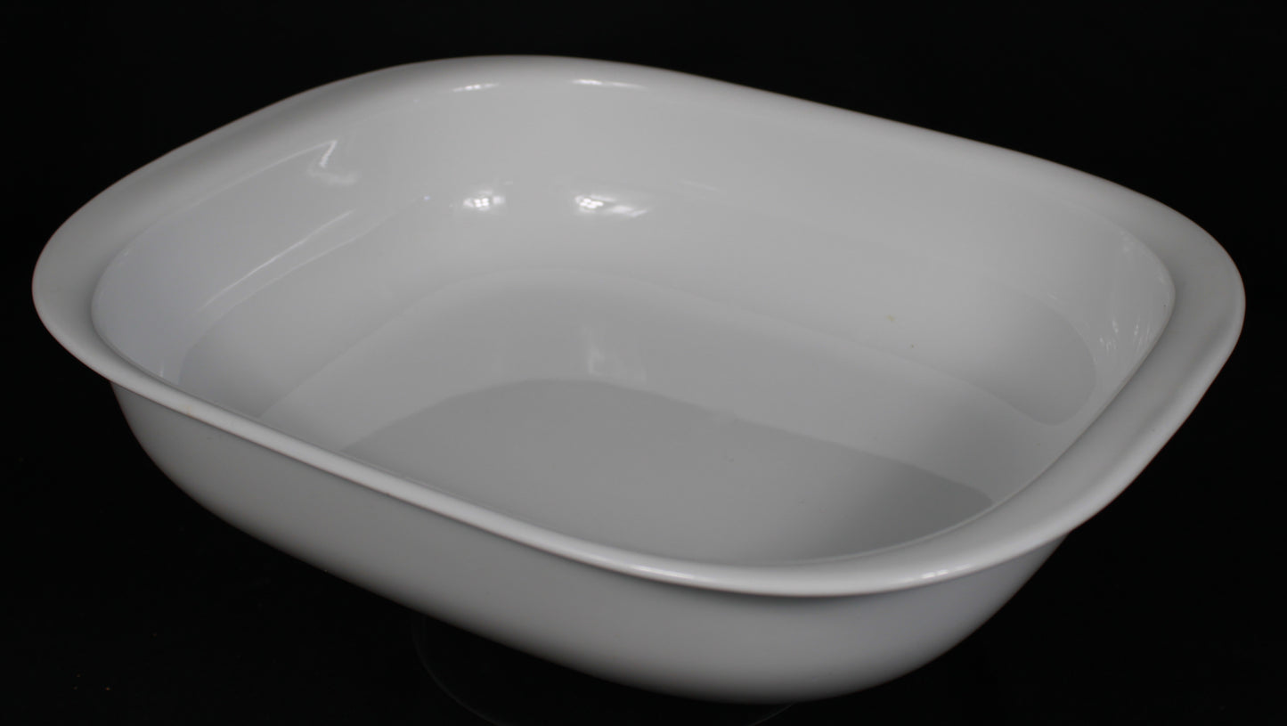 Corning Ware Simply Lite 3-Quart Square White Glass Bakeware Casserole Dish