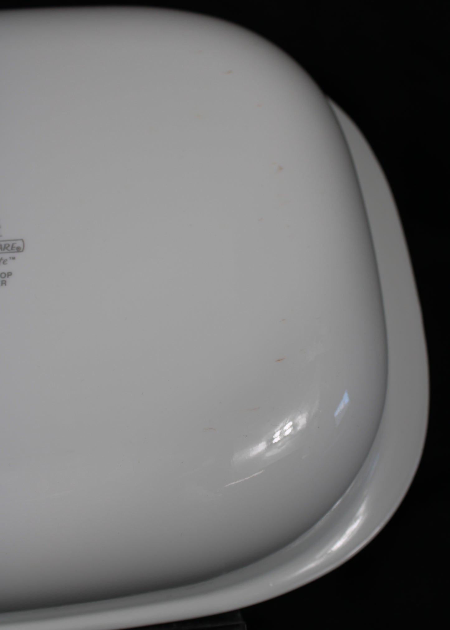 Corning Ware Simply Lite 3-Quart Square White Glass Bakeware Casserole Dish