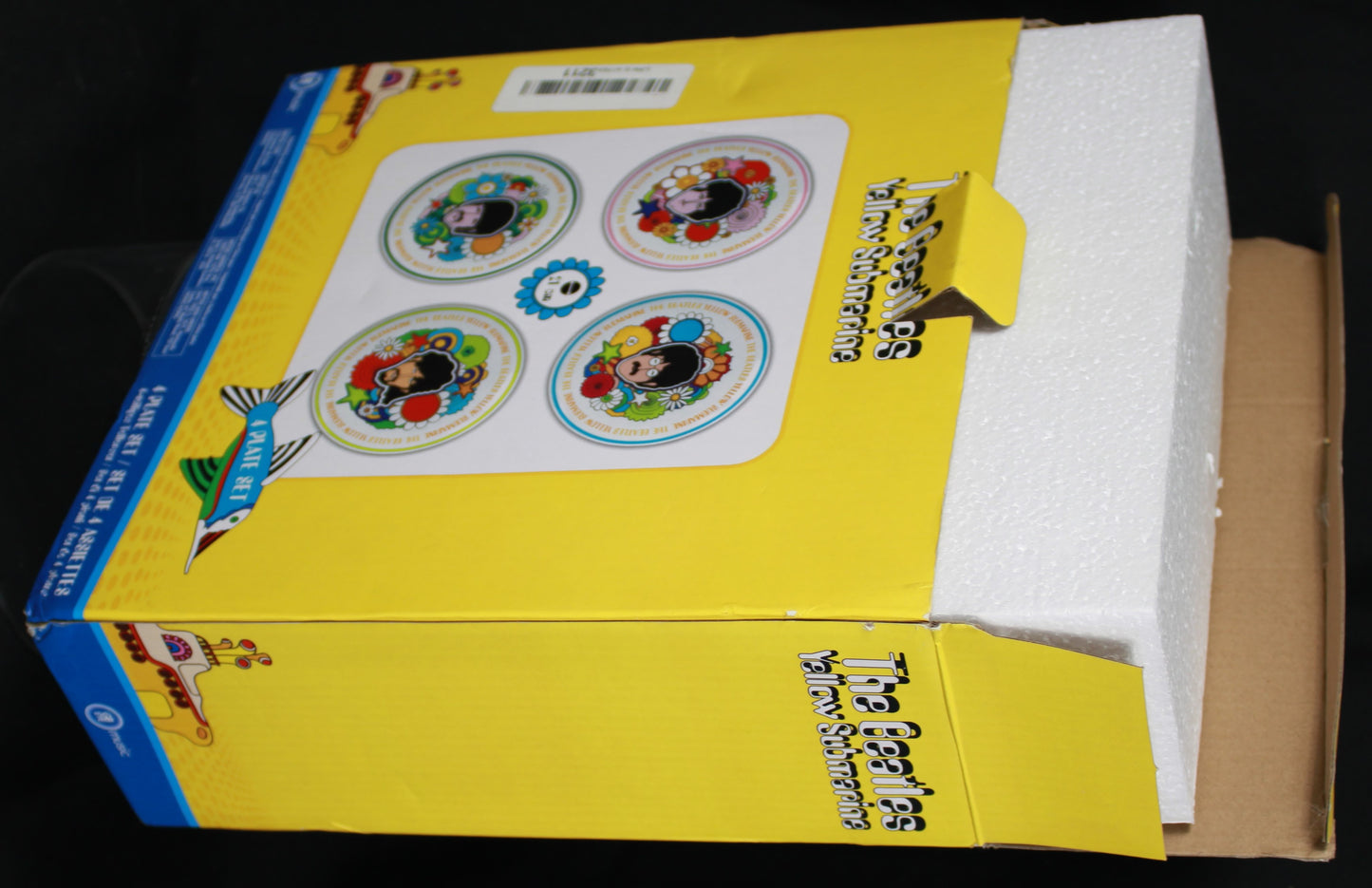 The Beatles Yellow Submarine 21cm Porcelain Plate Set of 4 by GB Eye - New in Box