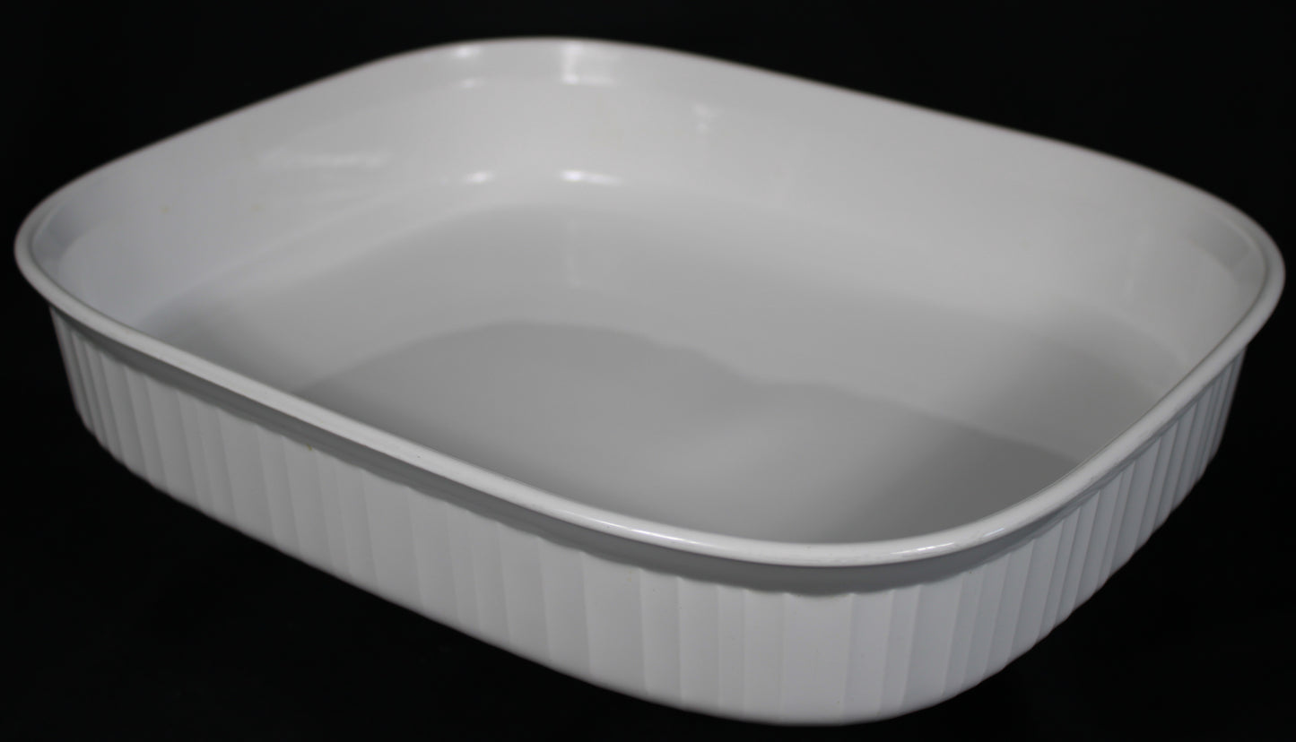 Corning Ware French White 4.5L Lasagna Roaster Baking Dish F21-B