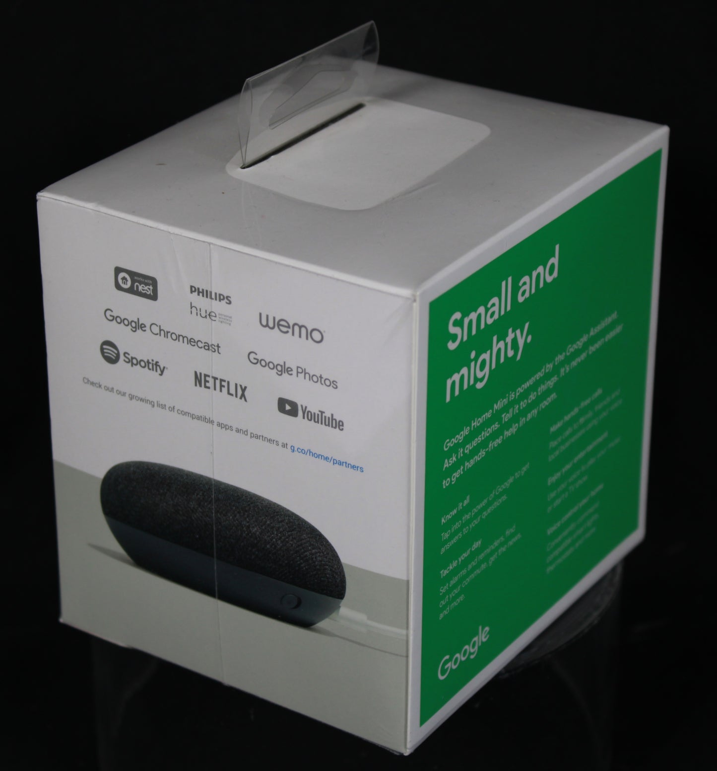 Google Home Mini Smart Speaker - Charcoal (New & Sealed)