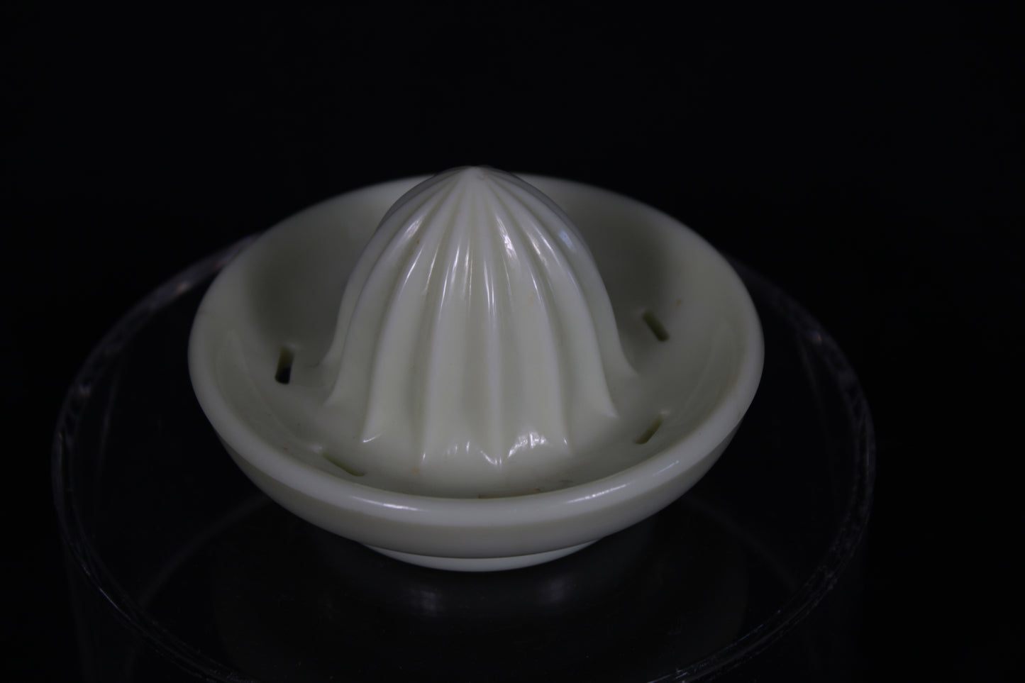 Uranium Custard Glass Citrus Juicer Reamer Insert