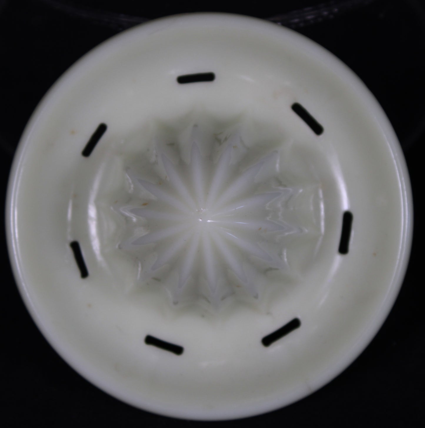 Uranium Custard Glass Citrus Juicer Reamer Insert