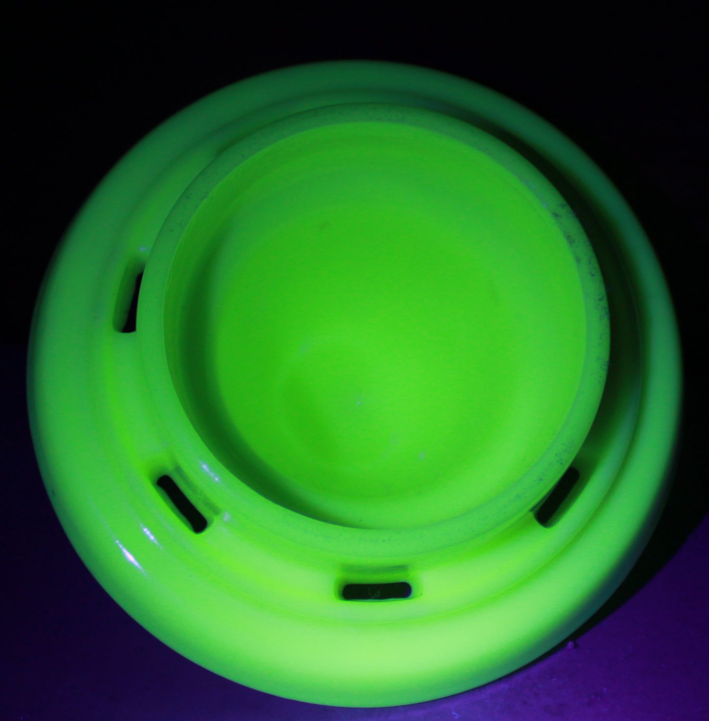 Uranium Custard Glass Citrus Juicer Reamer Insert
