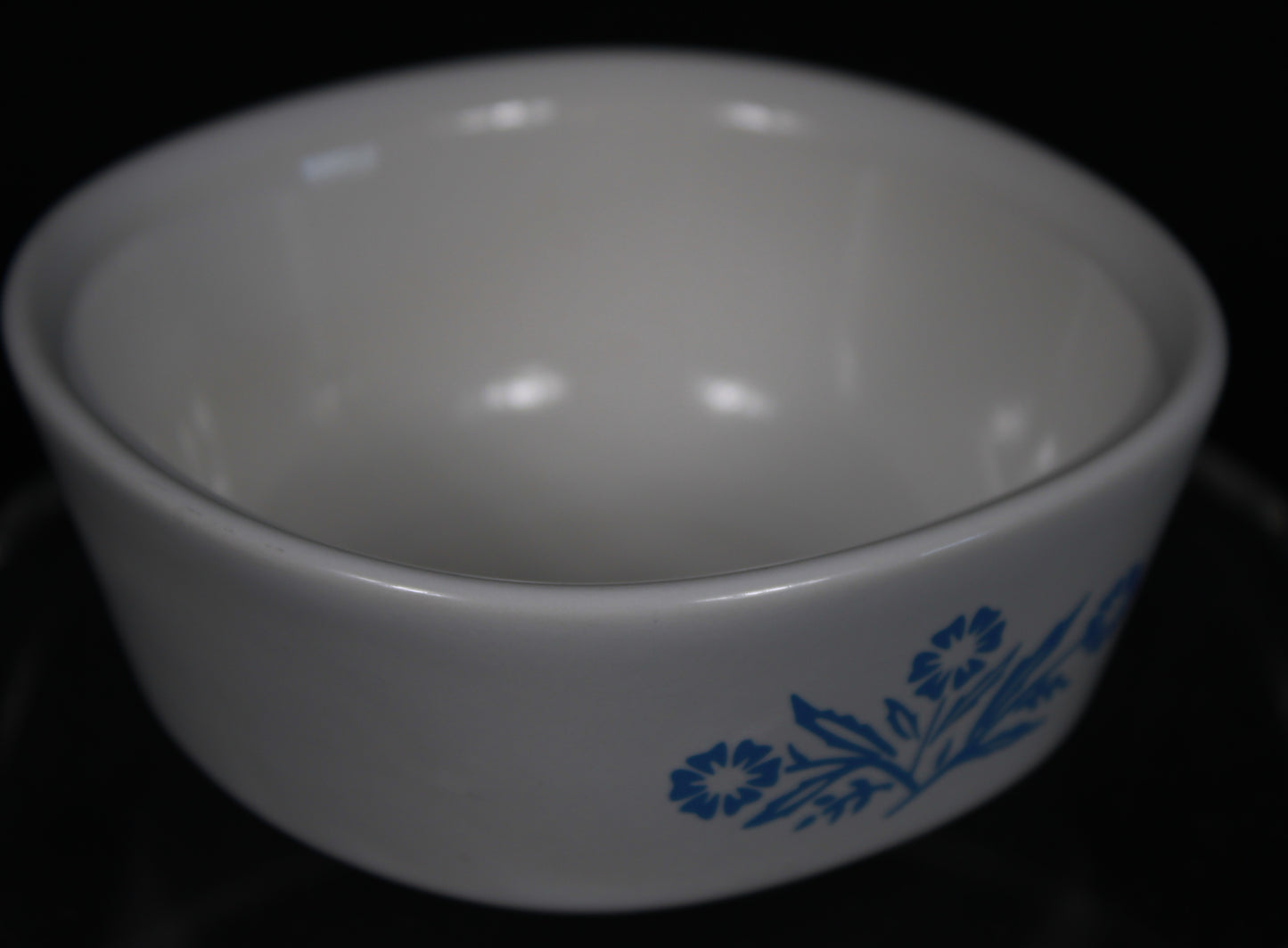 Vintage Corning Ware 60th Anniversary Blue Cornflower 6oz Ramekin Casserole Bowl