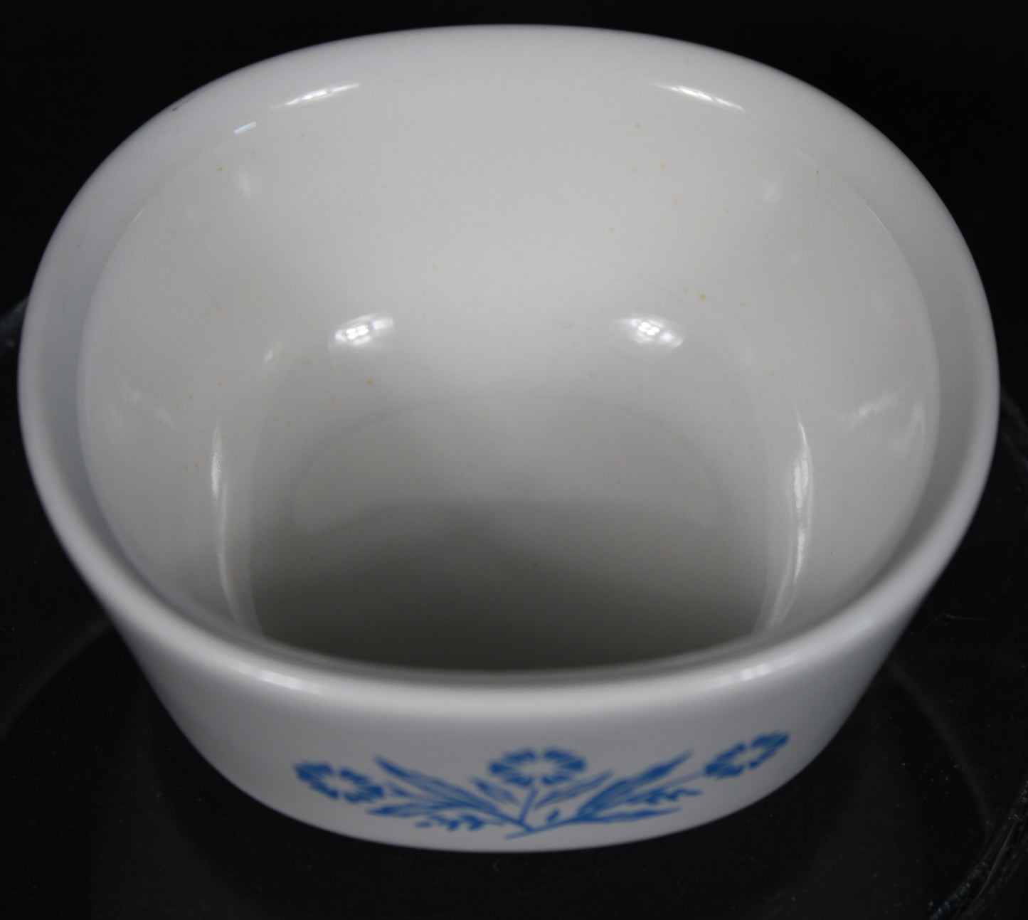 Vintage Corning Ware 60th Anniversary Blue Cornflower 6oz Ramekin Casserole Bowl