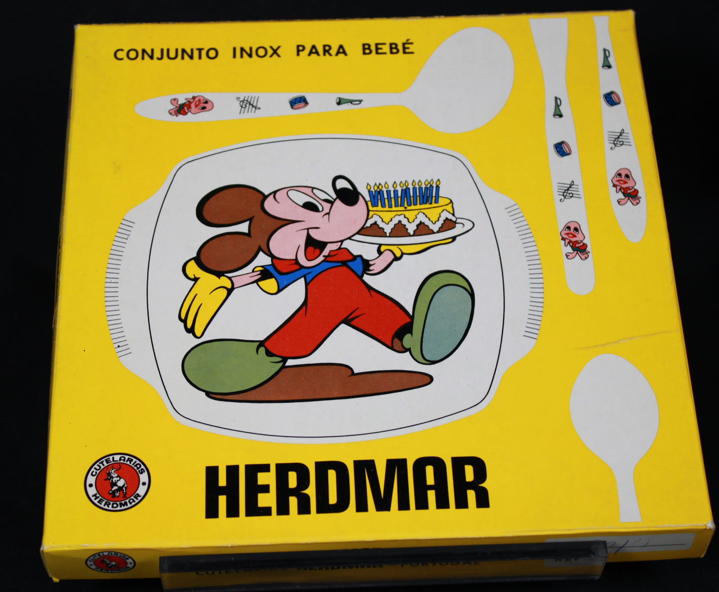 Vintage Herdmar Portugal Stainless Steel Baby Feeding Set