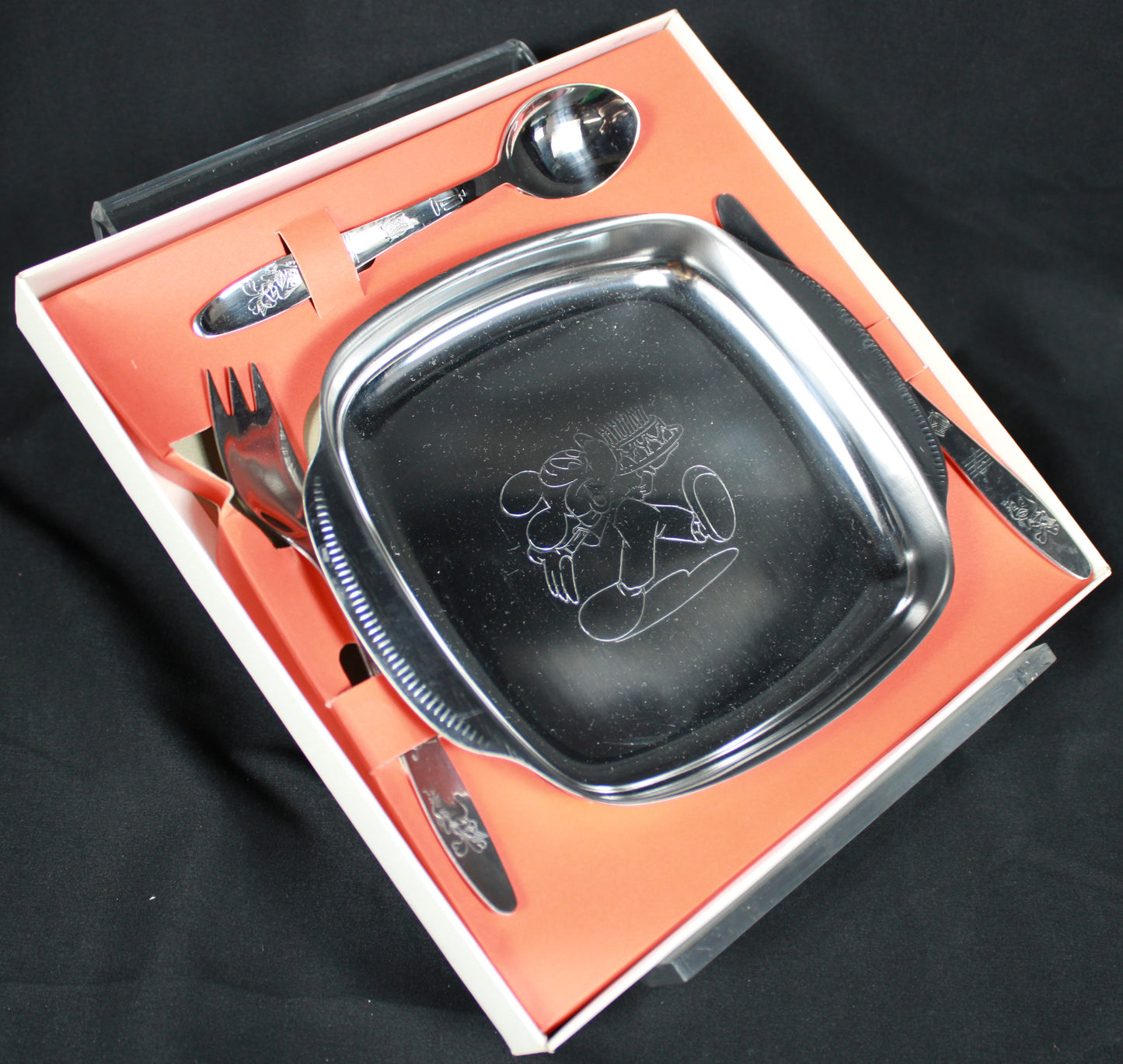 Vintage Herdmar Portugal Stainless Steel Baby Feeding Set