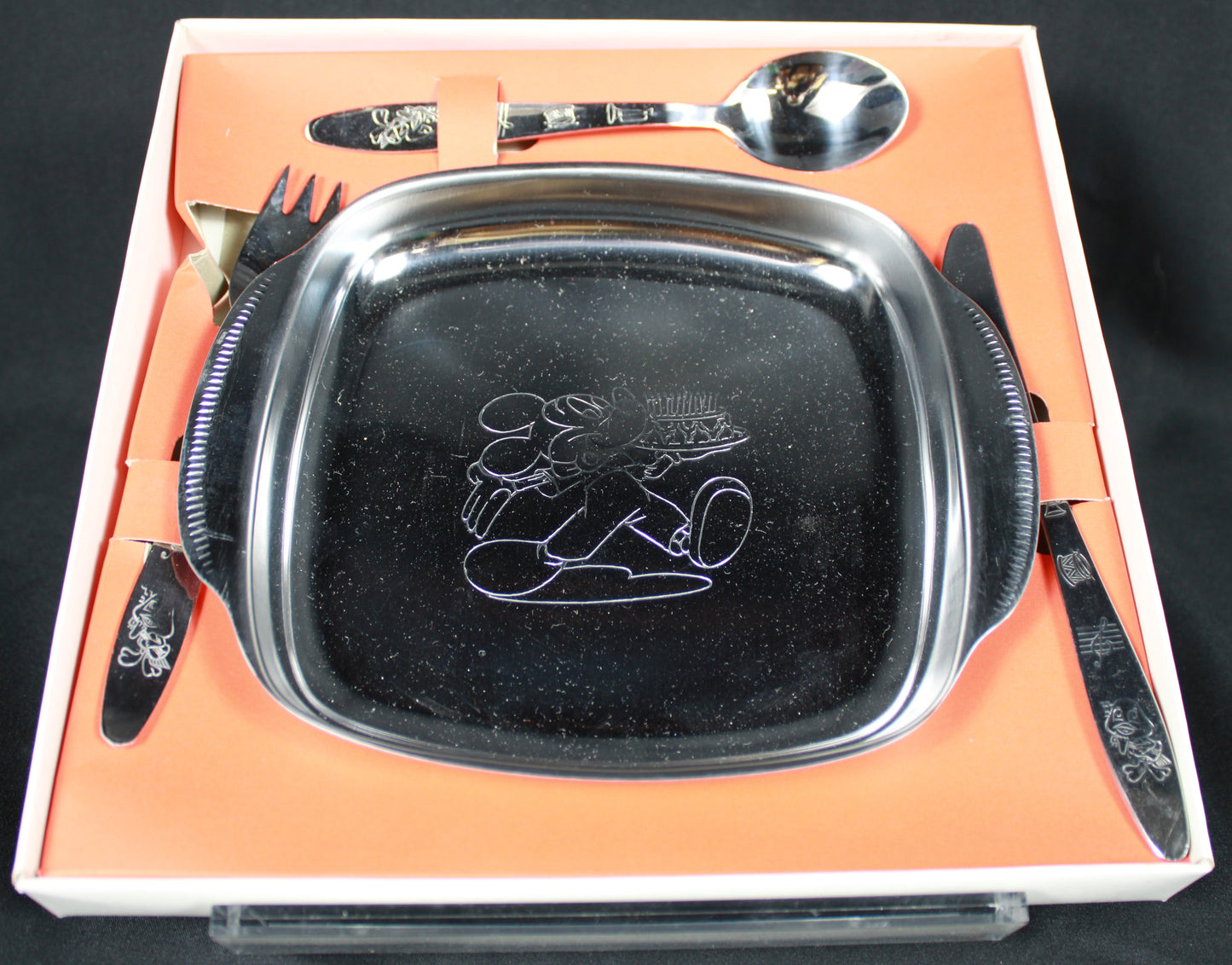 Vintage Herdmar Portugal Stainless Steel Baby Feeding Set