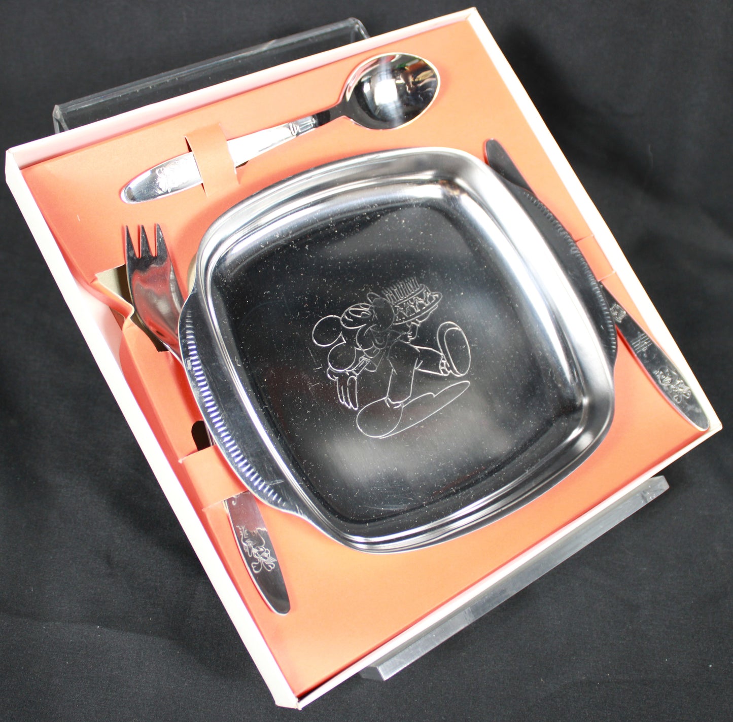 Vintage Herdmar Portugal Stainless Steel Baby Feeding Set