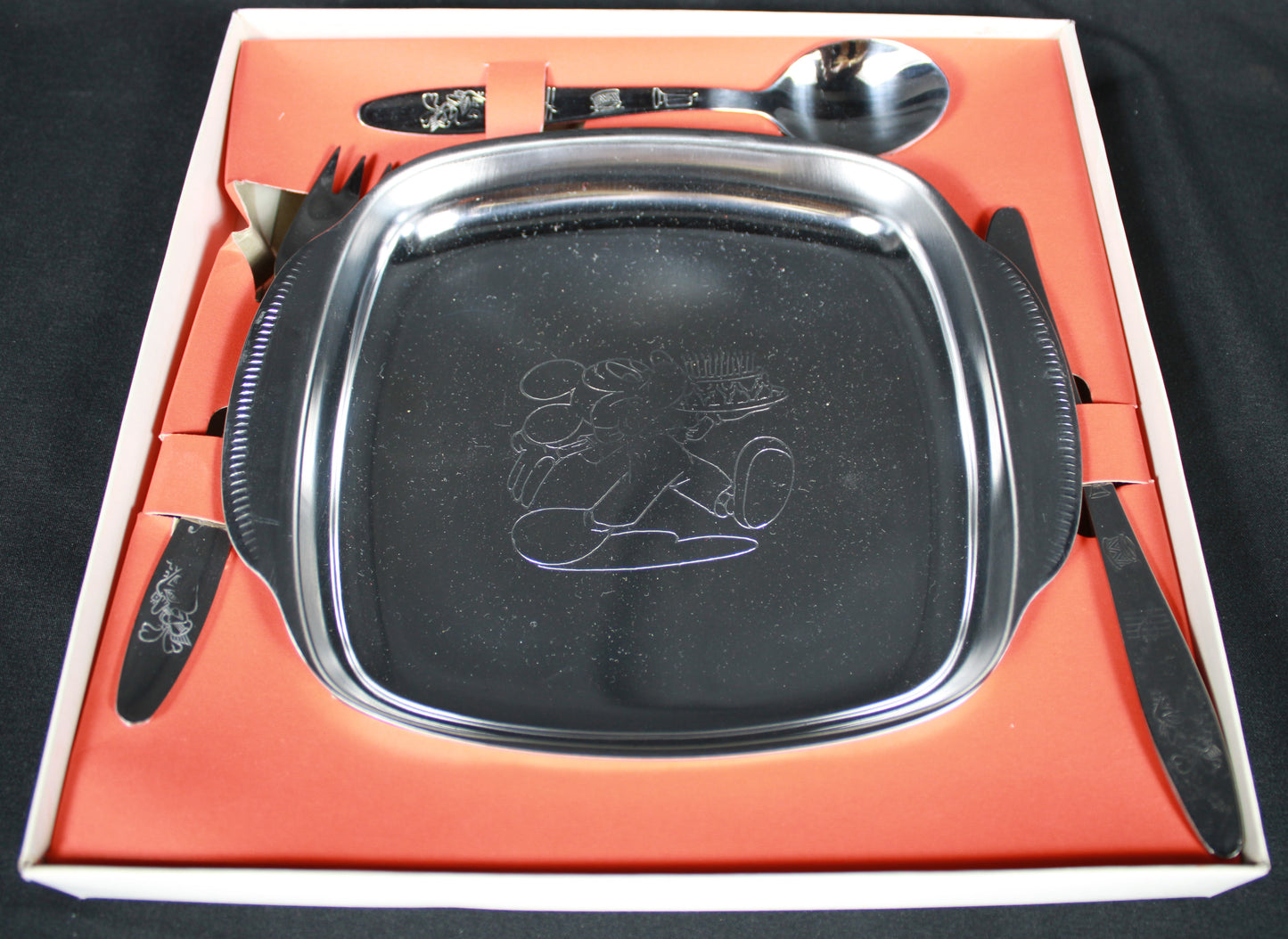 Vintage Herdmar Portugal Stainless Steel Baby Feeding Set