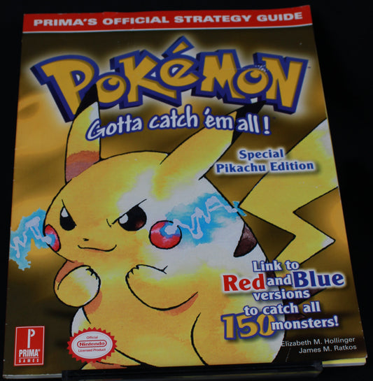 Pokémon Yellow Special Pikachu Edition Prima's Official Strategy Guide