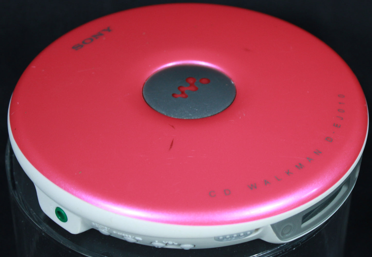 Sony CD Walkman D-EJ010 Portable CD Player - Pink & White