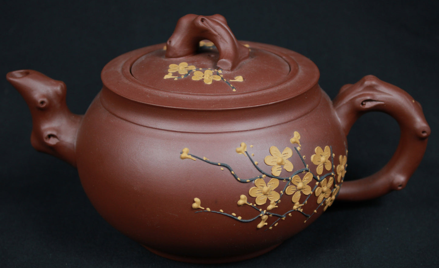 Chinese Yixing Zisha Clay Plum Blossom Tea Set