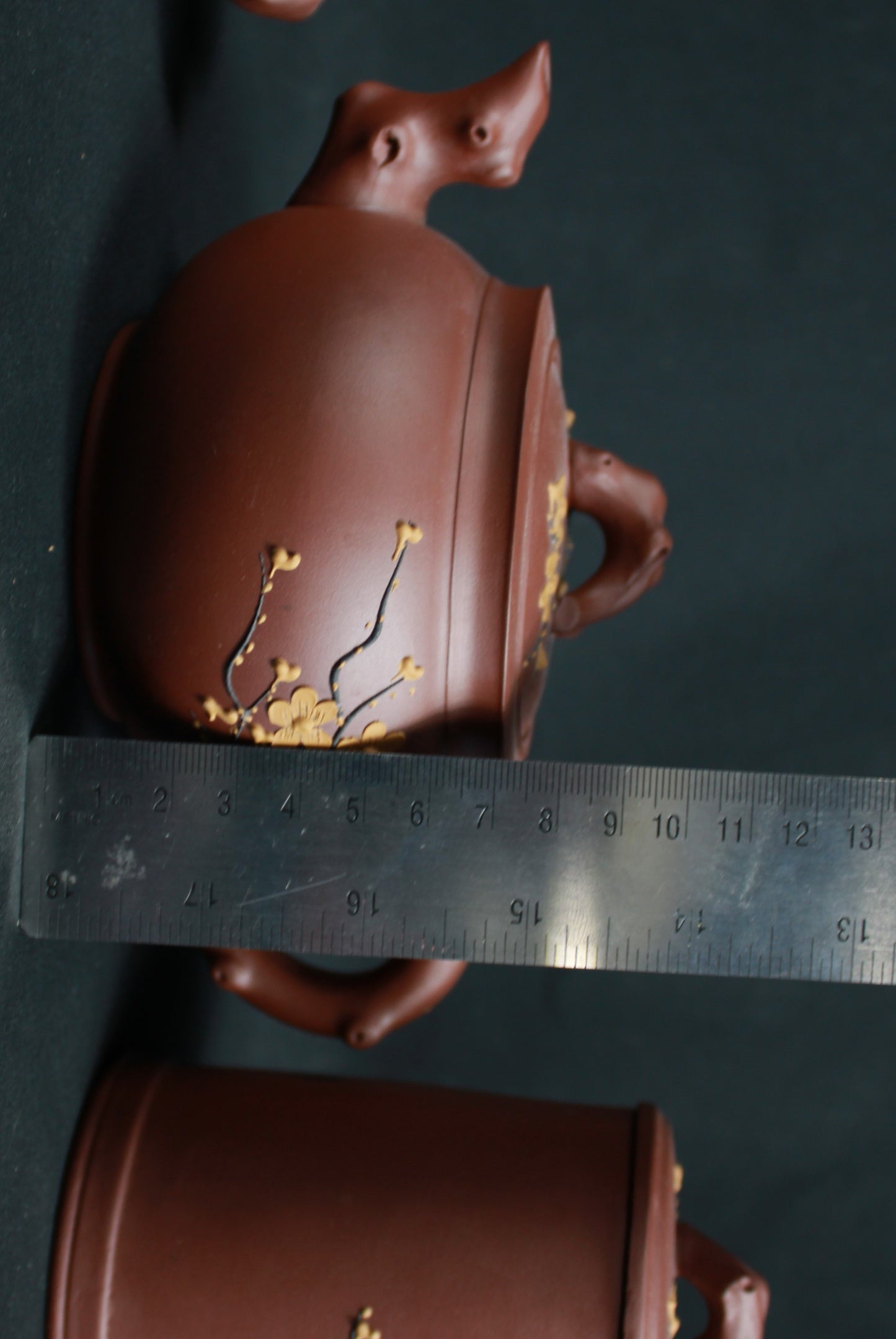 Chinese Yixing Zisha Clay Plum Blossom Tea Set