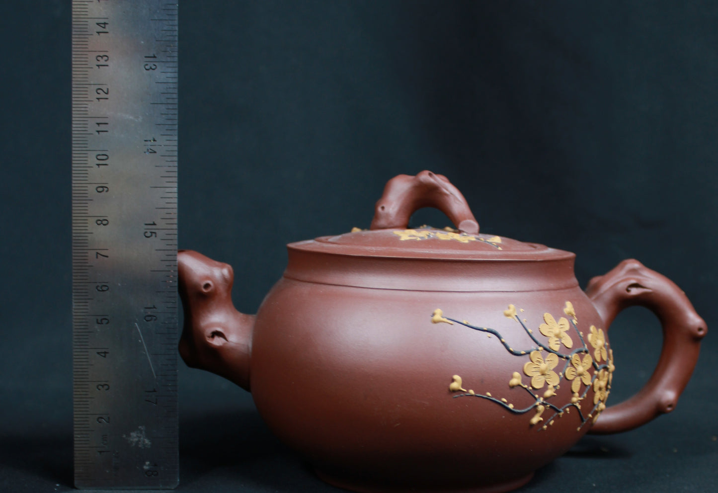 Chinese Yixing Zisha Clay Plum Blossom Tea Set
