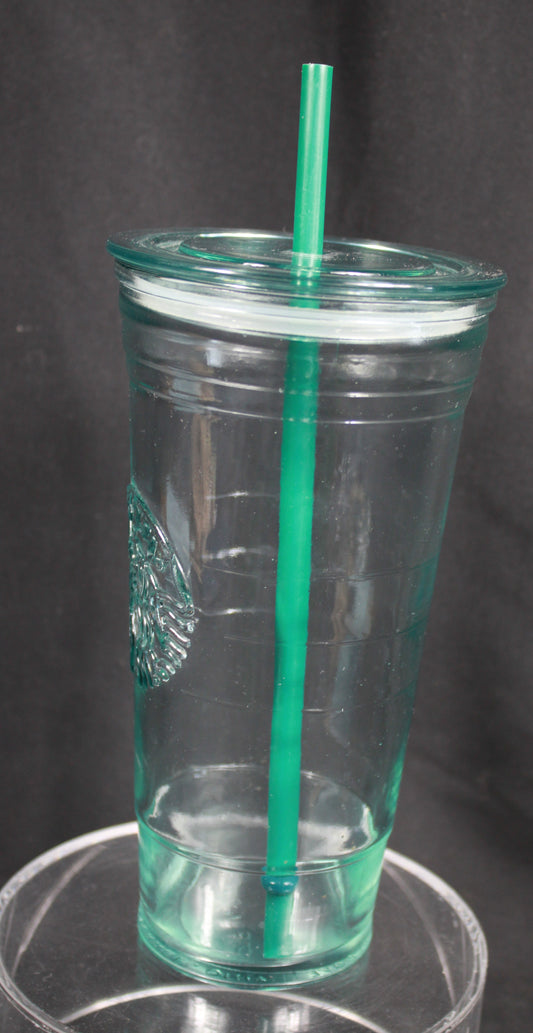 Starbucks Recycled Glass Cold Cup Tumbler – Ice Green