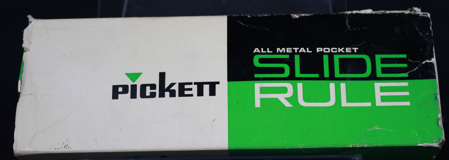 Vintage Pickett Model N600-ES All-Metal Pocket Slide Rule