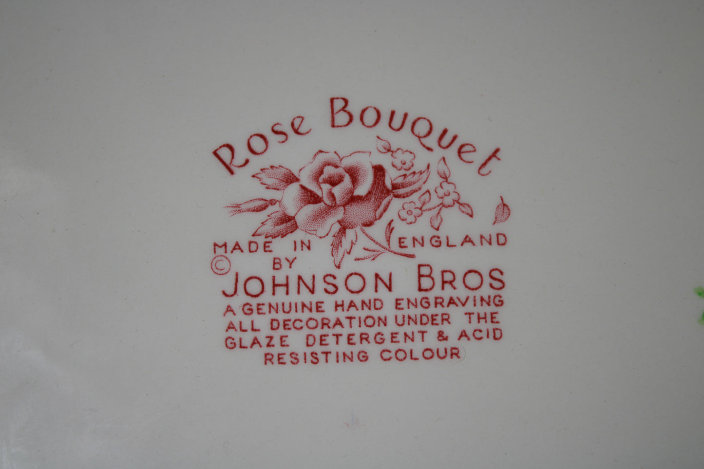 Vintage Johnson Bros Rose Bouquet Dinnerware Set - Made in England