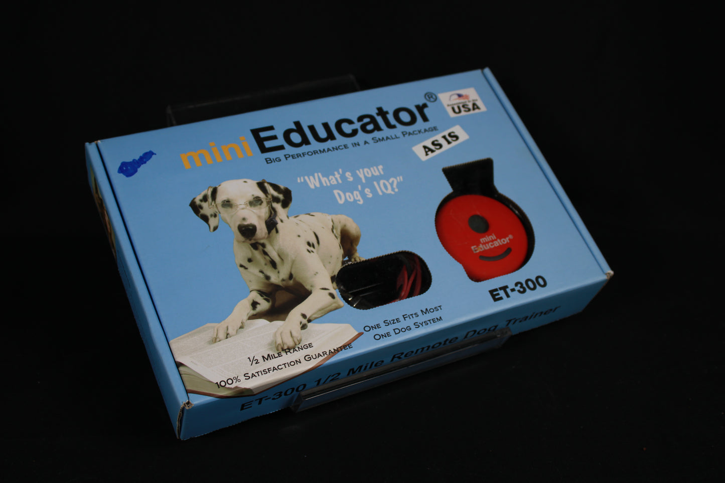 E-Collar Technologies Mini Educator ET-300 Remote Dog Training System As-Is