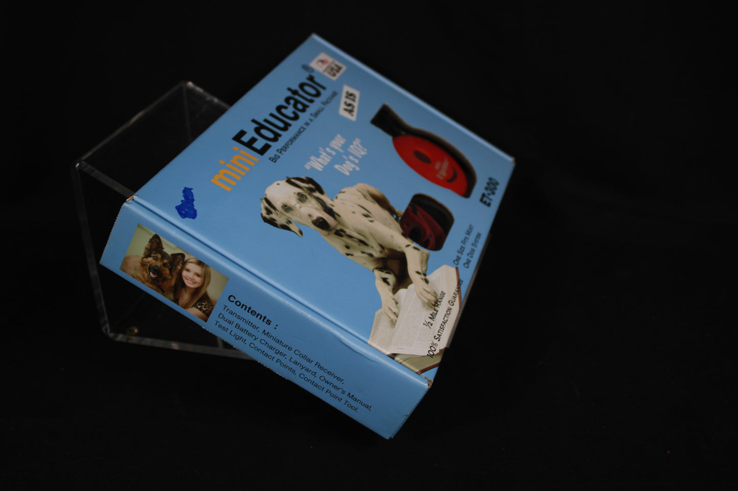 E-Collar Technologies Mini Educator ET-300 Remote Dog Training System As-Is