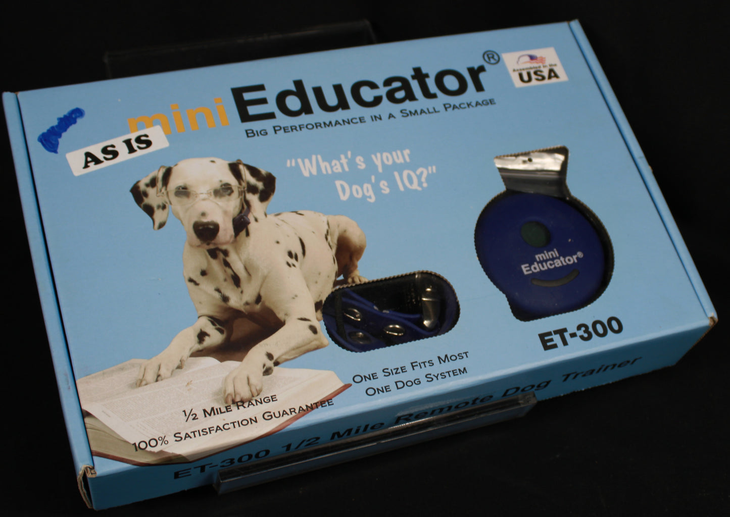 E-Collar Technologies Mini Educator ET-300 Remote Dog Training System As-Is