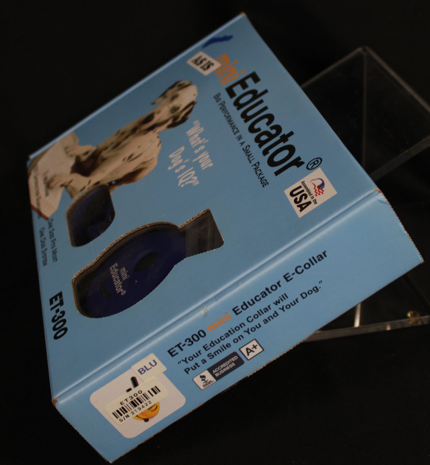 E-Collar Technologies Mini Educator ET-300 Remote Dog Training System As-Is
